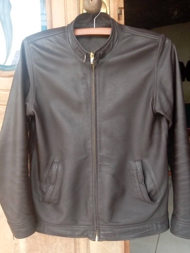 jaket kulit pria