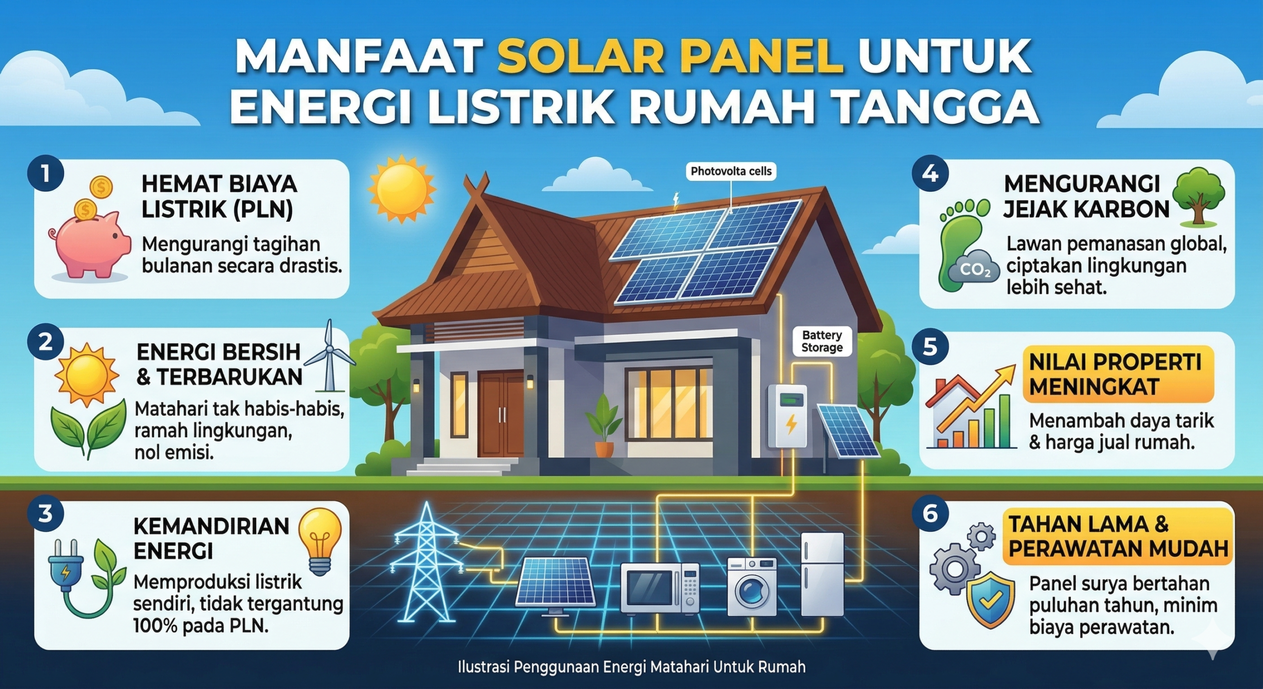 Solar Panel Rumah Harga Murah untuk Pemula