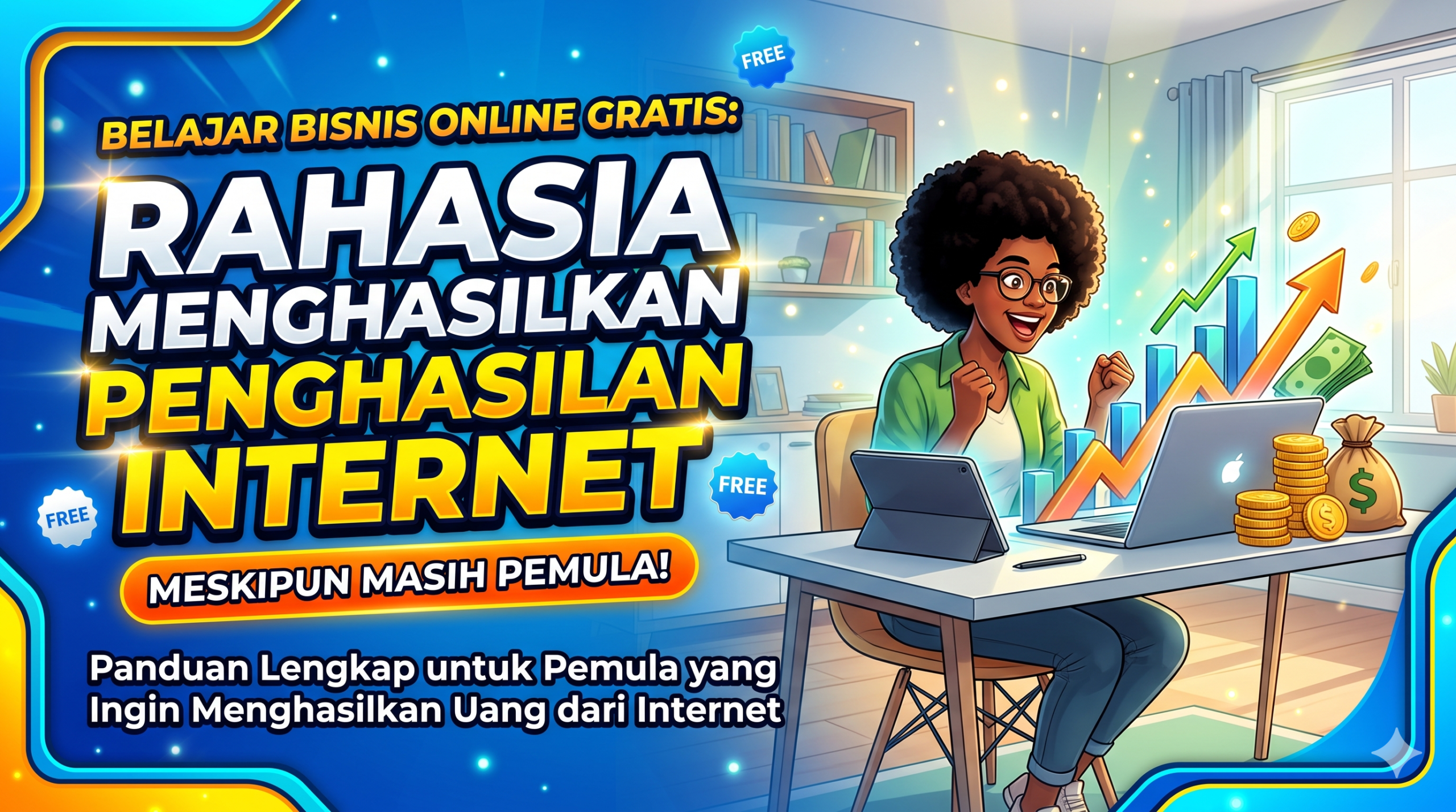 Rahasia Membangun Penghasilan dari Internet Meski Masih Pemula