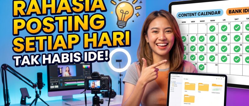 Cara Konsisten Posting Konten Tips Tak Kehabisan Ide