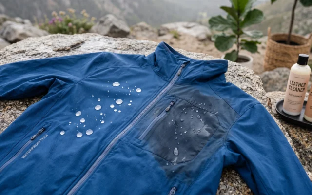 jaket waterproof bocor